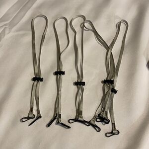 Five pieces lanyards for facemask or ID badges